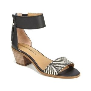 Lucky Brand Batima Ankle Strap Chevron NEW in box